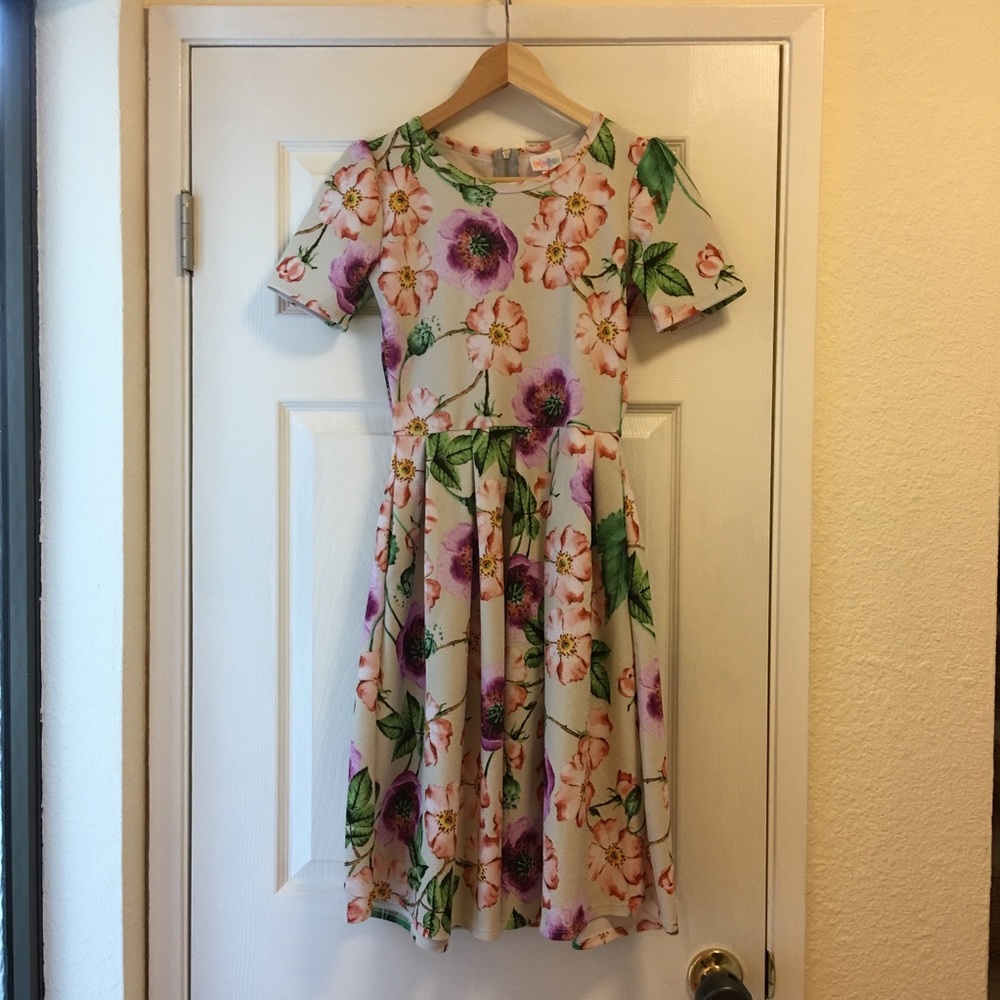 Lularoe Amelia Floral Dress